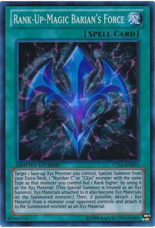 Rank-Up-Magic Barian's Force - CT10-EN015 - Super Rare