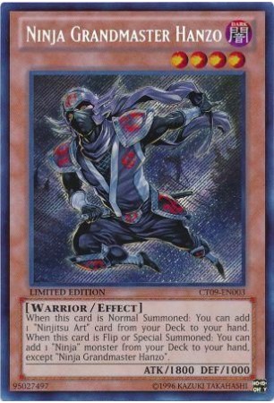 Ninja Grandmaster Hanzo - CT09-EN003 - Secret Rare