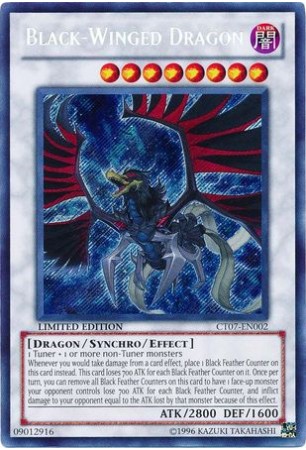 Black-Winged Dragon - CT07-EN002 - Secret Rare