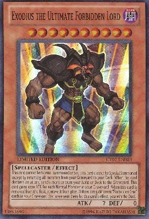 Exodius the Ultimate Forbidden Lord - CT07-EN024 - Super Rare