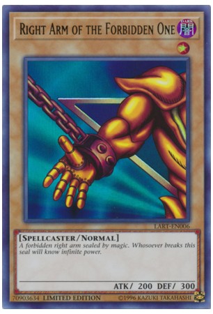 Right Arm of the Forbidden One - LART-EN006 - Ultra Rare