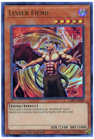 Lesser Fiend - LART-EN008 - Ultra Rare