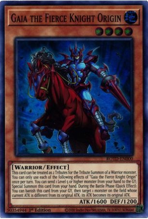 Gaia the Fierce Knight Origin - ROTD-EN000 - Super Rare