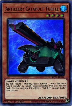 Artillery Catapult Turtle - ROTD-EN003 - Ultra Rare