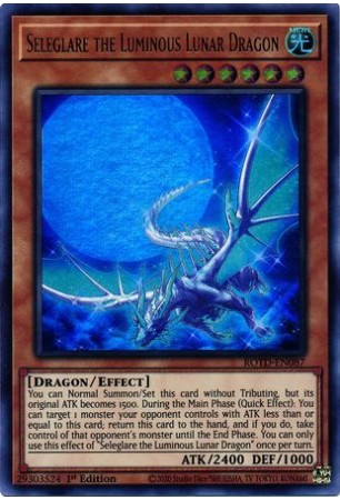 Seleglare the Luminous Lunar Dragon - ROTD-EN087 - Ultra Rare