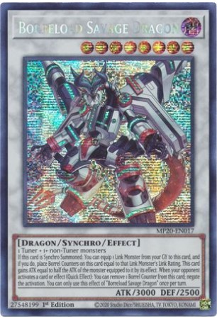 Borreload Savage Dragon - MP20-EN017 - Prismatic Secret Rare