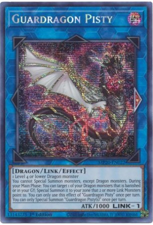 Guardragon Pisty - MP20-EN022 - Prismatic Secret Rare