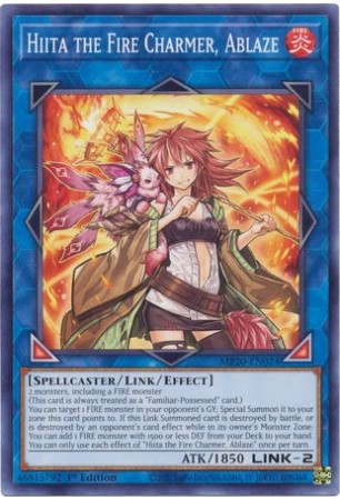 Hiita the Fire Charmer, Ablaze - MP20-EN024 - Common