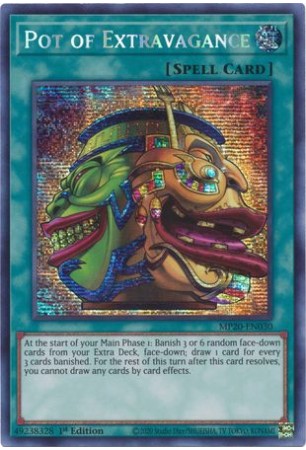 Pot of Extravagance - MP20-EN030 - Prismatic Secret Rare