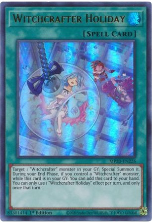 Witchcrafter Holiday - MP20-EN226 - Ultra Rare