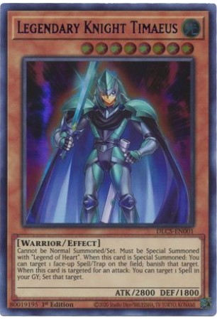 Legendary Knight Timaeus (Blue) - DLCS-EN001 - Ultra Rare