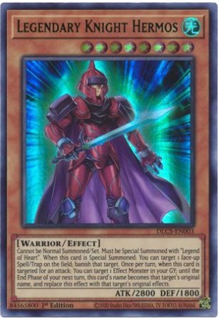 Legendary Knight Hermos (Green) - DLCS-EN003 - Ultra Rare