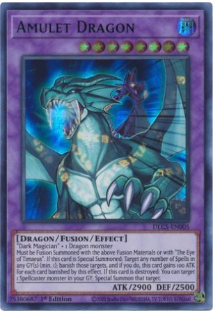 Amulet Dragon (Blue) - DLCS-EN005 - Ultra Rare