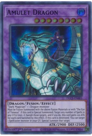 Amulet Dragon (Green) - DLCS-EN005 - Ultra Rare