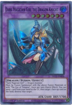 Dark Magician Girl the Dragon Knight (Blue) - DLCS-EN006 - Ultra Rare
