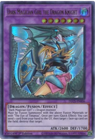 Dark Magician Girl the Dragon Knight (alt. Purple) - DLCS-EN006 - Ultra Rare