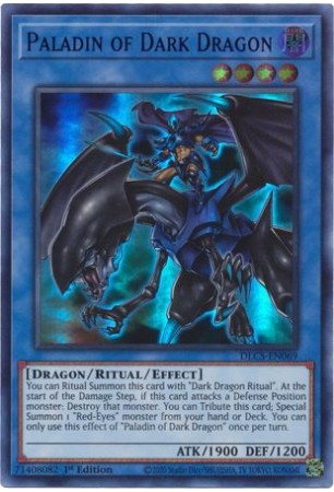 Paladin of Dark Dragon (Blue) - DLCS-EN069 - Ultra Rare