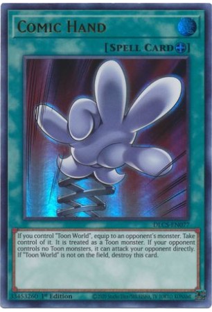 Comic Hand (Green) - DLCS-EN077 - Ultra Rare
