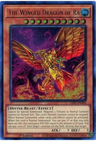 The Winged Dragon of Ra - LED7-EN000 - Ultra Rare