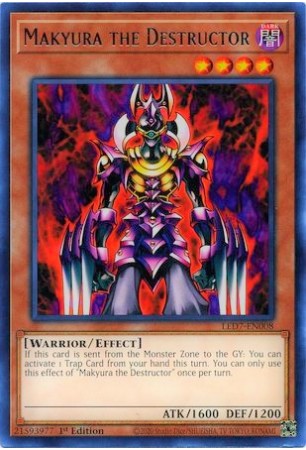 Makyura the Destructor - LED7-EN008 - Rare