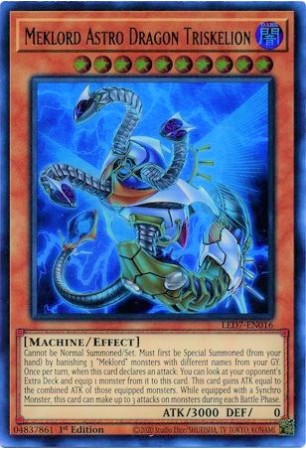 Meklord Astro Dragon Triskelion - LED7-EN016 - Ultra Rare