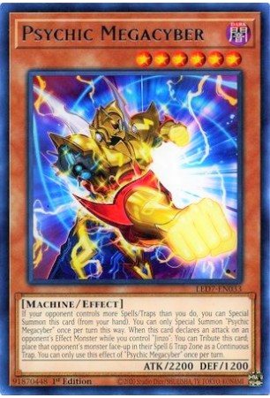 Psychic Megacyber - LED7-EN033 - Rare