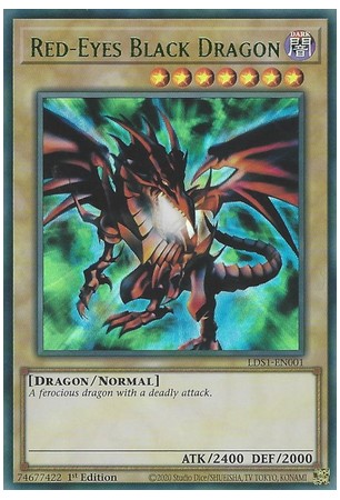 Red-Eyes Black Dragon - LDS1-EN001 - Ultra Rare