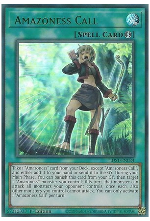 Amazoness Call - LDS1-EN024 - Ultra Rare