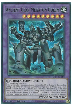 Ancient Gear Megaton Golem - LDS1-EN088 - Ultra Rare