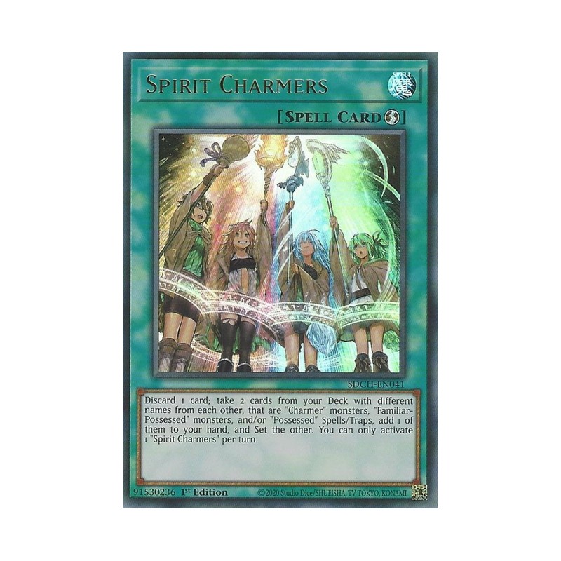 Yu-Gi-Oh! Carta Spirit Charmers - SDCH-EN041 - Ultra Rara - 1a Edizione, Dallo Structure Deck: Spirit Charmers