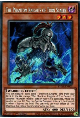 The Phantom Knights of Torn Scales - PHRA-EN003 - Secret Rare