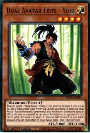 Dual Avatar Fists - Yuhi - PHRA-EN014 - Super Rare