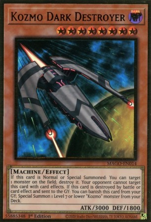 Kozmo Dark Destroyer - MAGO-EN014 - Premium Gold Rare