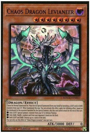 Chaos Dragon Levianeer - MAGO-EN017 - Premium Gold Rare