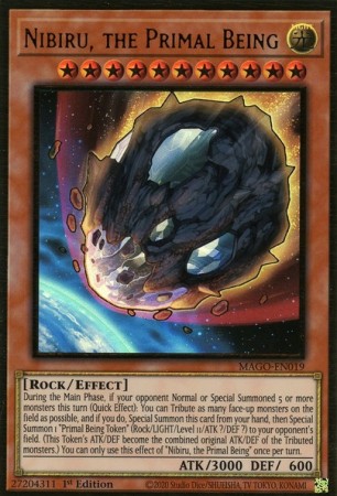 Nibiru, the Primal Being - MAGO-EN019 - Premium Gold Rare