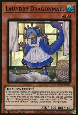 Laundry Dragonmaid - MAGO-EN021 - Premium Gold Rare