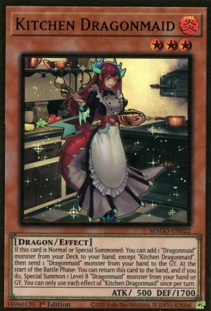 Kitchen Dragonmaid - MAGO-EN022 - Premium Gold Rare