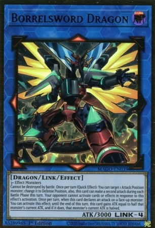 Borrelsword Dragon (alt.) - MAGO-EN039 - Premium Gold Rare