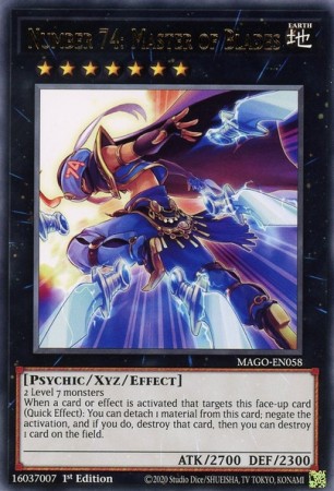 Number 74: Master of Blades - MAGO-EN058 - Rare