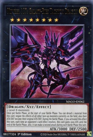 Number 107: Galaxy-Eyes Tachyon Dragon - MAGO-EN062 - Rare
