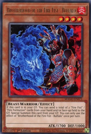 Brotherhood of the Fire Fist - Buffalo - MAGO-EN071 - Rare