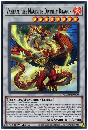 Vahram, the Magistus Divinity Dragon - GEIM-EN006 - Super Rare
