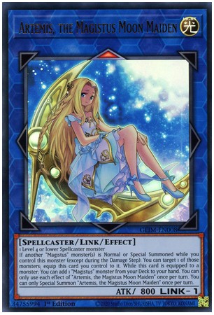 Artemis, the Magistus Moon Maiden - GEIM-EN008 - Ultra Rare