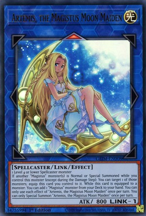 Artemis, the Magistus Moon Maiden - GEIM-EN008 - Ultra Rare - Duelshop