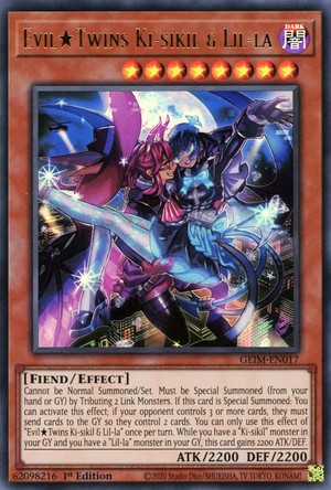 Evil☆Twins Ki-sikil & Lil-la - GEIM-EN017 - Ultra Rare - Duelshop