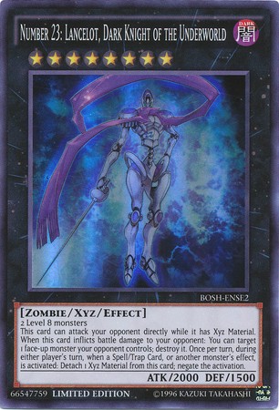 Number 23: Lancelot, Dark Knight of the Underworld - BOSH-ENSE2 - Super Rare