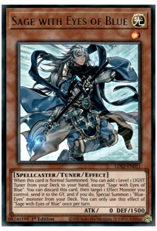 Sage with Eyes of Blue (Blue) - LDS2-EN011 - Ultra Rare