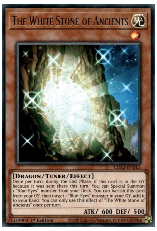 The White Stone of Ancients (Green) - LDS2-EN013 - Ultra Rare