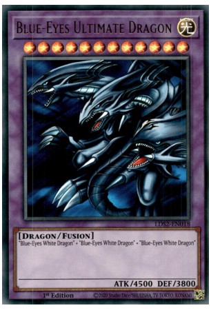 Blue-Eyes Ultimate Dragon (Blue) - LDS2-EN018 - Ultra Rare