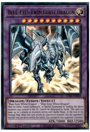 Blue-Eyes Twin Burst Dragon - LDS2-EN019 - Ultra Rare
